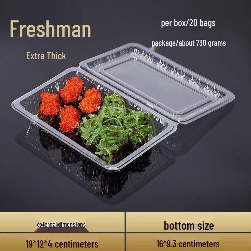 Disposable Rectangular Sushi Boxes