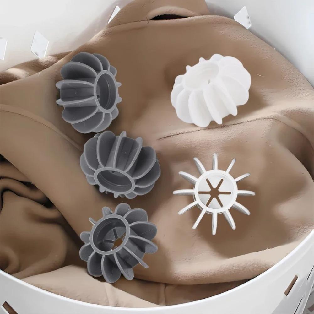 20/1PCS Silicone Laundry Ball Reusable Anti-tangle Clothes Cleaning Balls Stain Removal Anti-winding Hair Catcher Cleaning Tools