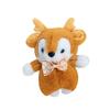 Adorable Bow-tied Deer Plush Toy Charming Fox Stuffed Animal Keychain In Coffee Color