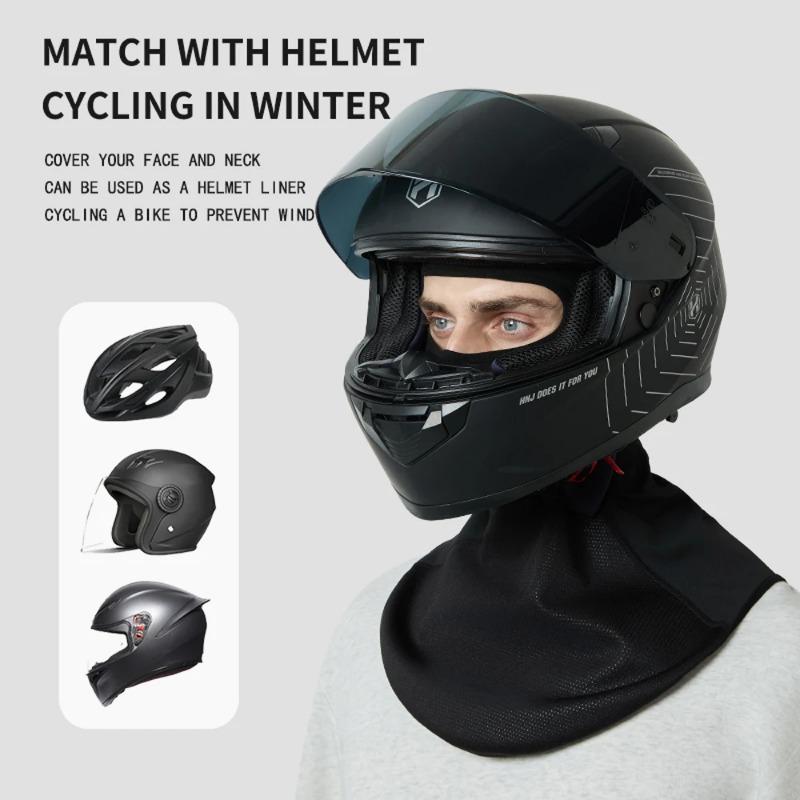 Outdoor extended warm head cover motorcycle head cover windproof lining mask riding cold neck ski mask winte