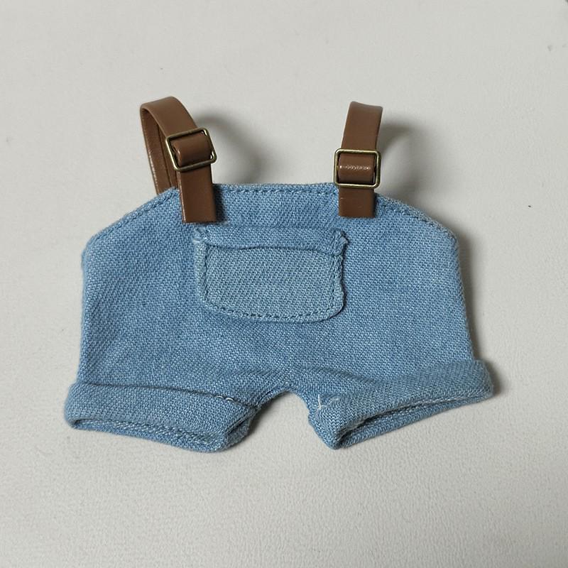 Labubu Doll Outfit: Fisherman Hat & Overalls Set for First & Second Gen Dolls