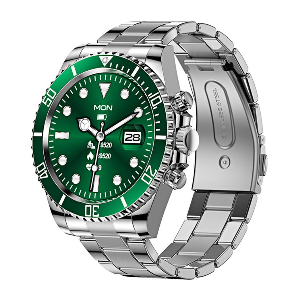 Green Water Ghost Smartklokke AW12 Bluetooth-samtale IP68 Vanntett Sportsklokke Aktivitetsarmbånd Menn Smartklokke For Android IOS