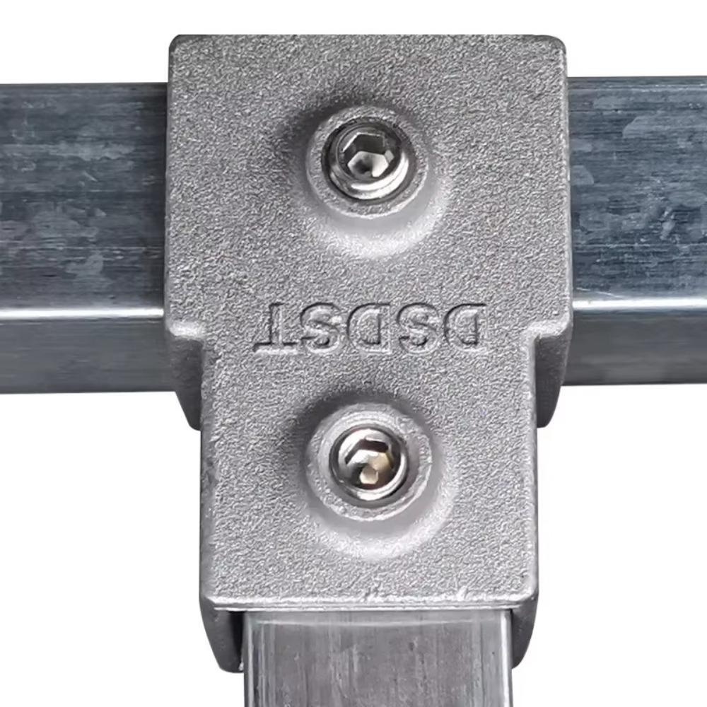 Connector Accessories Square Tube Aluminum Alloy Pipe Fixed Joint Rack Three-way Square