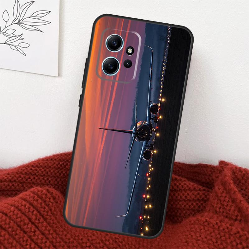 Airplane Plane Aircraft Case For Xiaomi Redmi Note 14 13 12 11 10 15 Pro Plus Cover For Redmi 15 15C 10C 12C 13C 14C