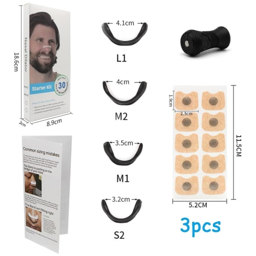 Selinear Anti-Snoring Aid, Magnetic, Breathable Nose Pads, 15-Day Supply, Nasal Dilator Tape for Snoring Prevention, Improves Nasal Congestion, Preven