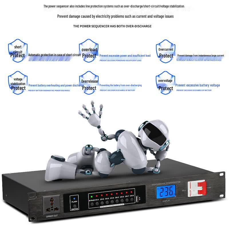 HSD 8+1 Channel Power Sequencer with Air Switch (CN Version)