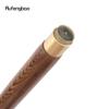 Yellow Wooden Traditional Single Joint Walking Stick Decorative Cospaly Party Wood Walking Cane Halloween Mace Wand Crosier 87cm