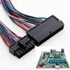 Durable 24 Pin to 14 Pin Main Power Supply Adapter Cable for Male Adapter to Female