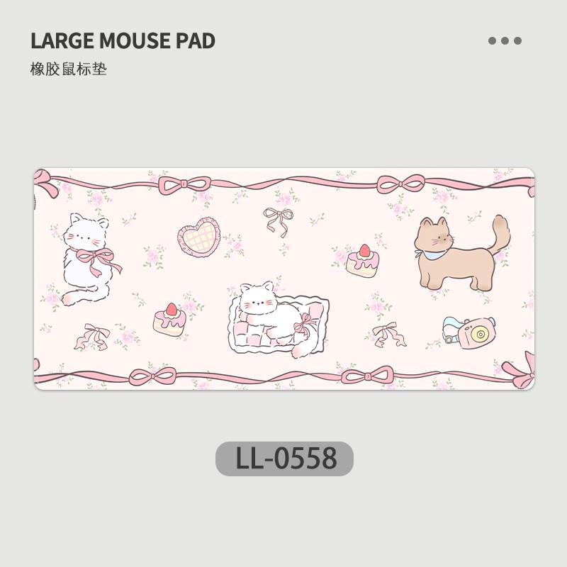 Pink Cute Animal Mouse Pad Large HighValue Office Computer Desktop Pad Notebook Keyboard Pad New Style