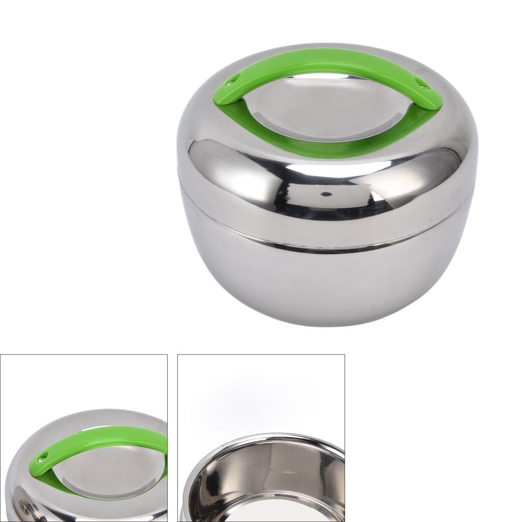 1.0L Stainless Steel Thermal Lunch Container Portable Insulated Lunch Box for Students Office Worker Insulated Lunch Containers