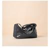 Fashionable Top Layer Crystal Tire Leather With Waterproof Cloth Underarm Hobo Bag Versatile Single Shoulder Crossbody