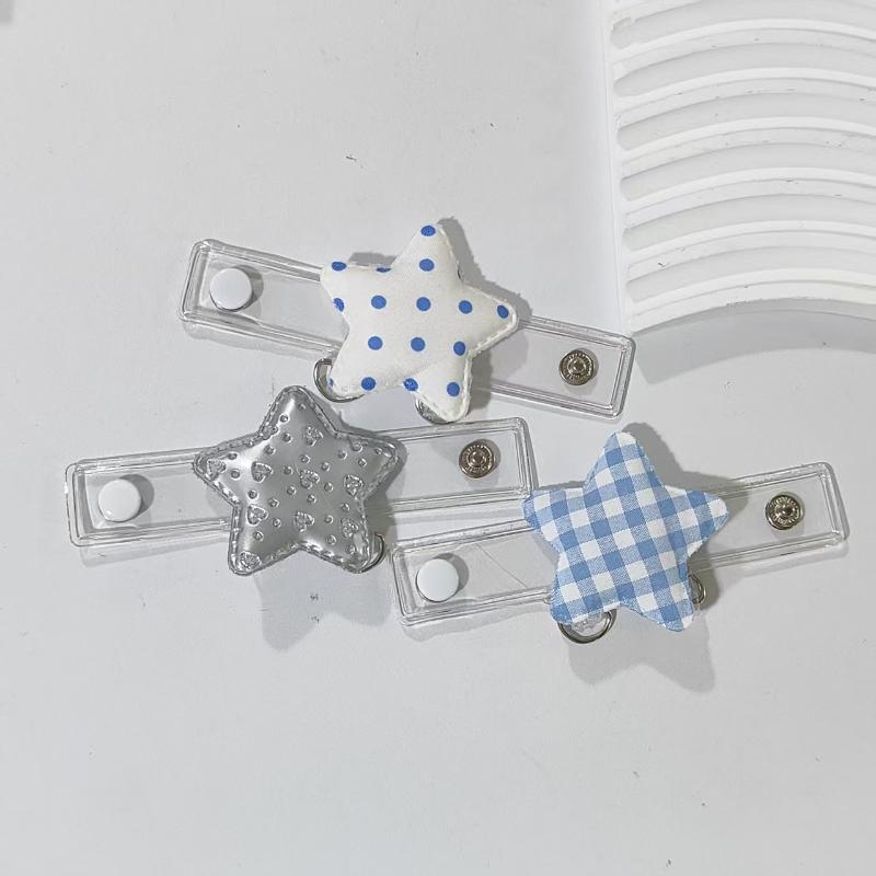 Ins Style Cartoon Wings Stars Hanging Buckle Extension Buckle Pendant Display Buckle Diy Jewelry Accessories Bag Charm Pendant