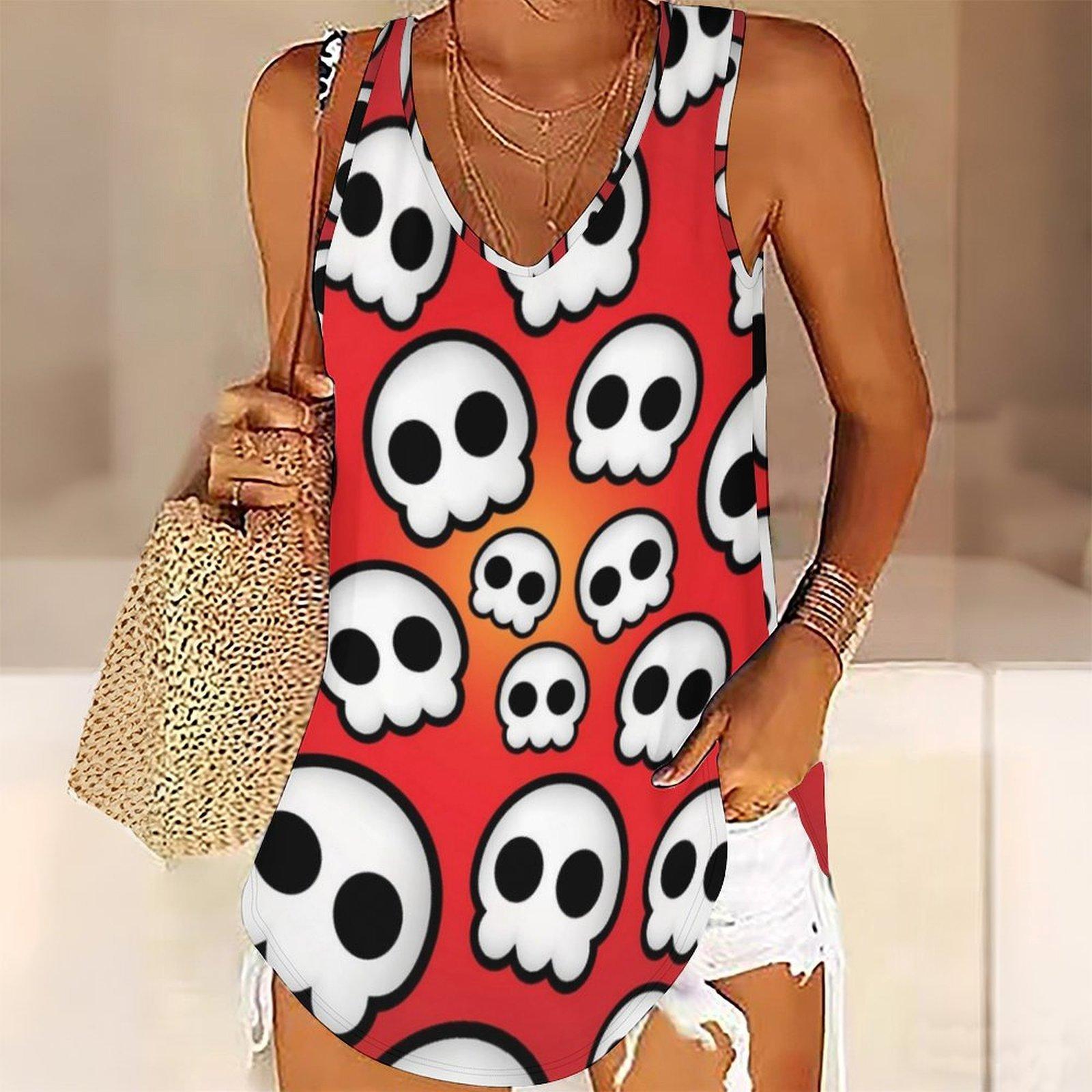 

3D Ретро Принт Майки для Жінок Тренувань Йоги Залу Друковані Літні Спортивні Сорочки Великих Розмірів Жилети 8XL червоний