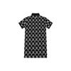 New MLB Short Sleeved Dresses Women's Black 31OP17131-50L