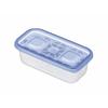 Asahi Kasei Home Products Bento Boxes, Containers, Storage Containers, Rectangular, 4 Boxes (2 Boxes x 2), 300ml