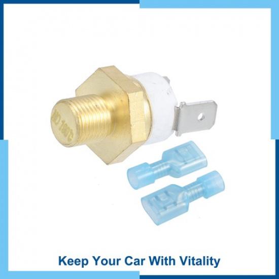 Universal Pack (1) Radiator Engine Cooling Fan Temperature Thermo Sensor 1/8