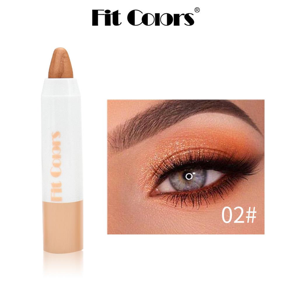 

Набор теней для век Ручка-хайлайтер, которую нелегко снять Набор ручек для макияжа глаз поставляется с подводкой для глаз (подводка для глаз/форма Цвет Случайный) Подводка для глаз черная