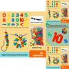 Educational Plastic Number Bead Sequencing Toy For Preschool Kids Learning And Fine Motor Skills Development