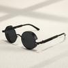 Vintage Style Steampunk Sun Glasses Men's Women's Metal Material Glasses Frame Punk Sun Eyeglasses Brand Design Male Driving Use Goggles UV400