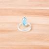 Swiss Blue Topaz Gemstone 925 Sterling Silver Jewelry Handcrafted Designer Ring RR-65-3