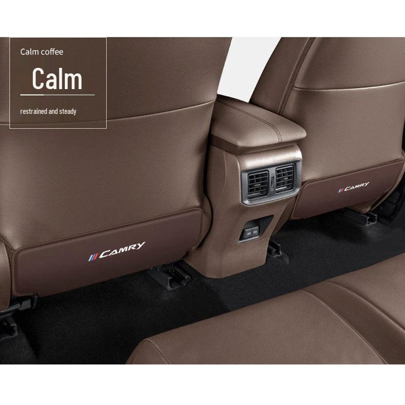 Camry Seat Back Protective Kick Mats - Decorative Interior Set