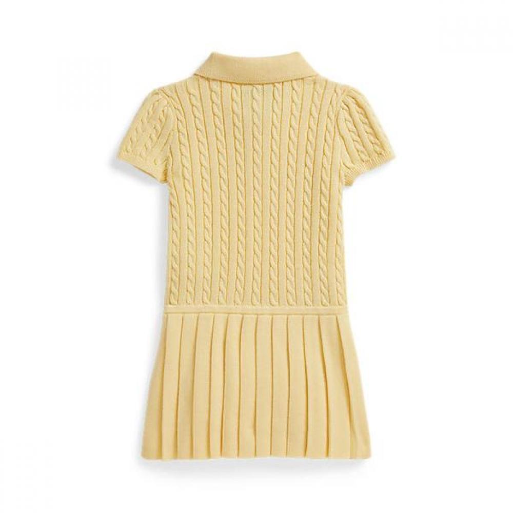 Polo Ralph Lauren Baby Girls Mini Cable Cotton Blend Dress Cwpodrsf3d20755700