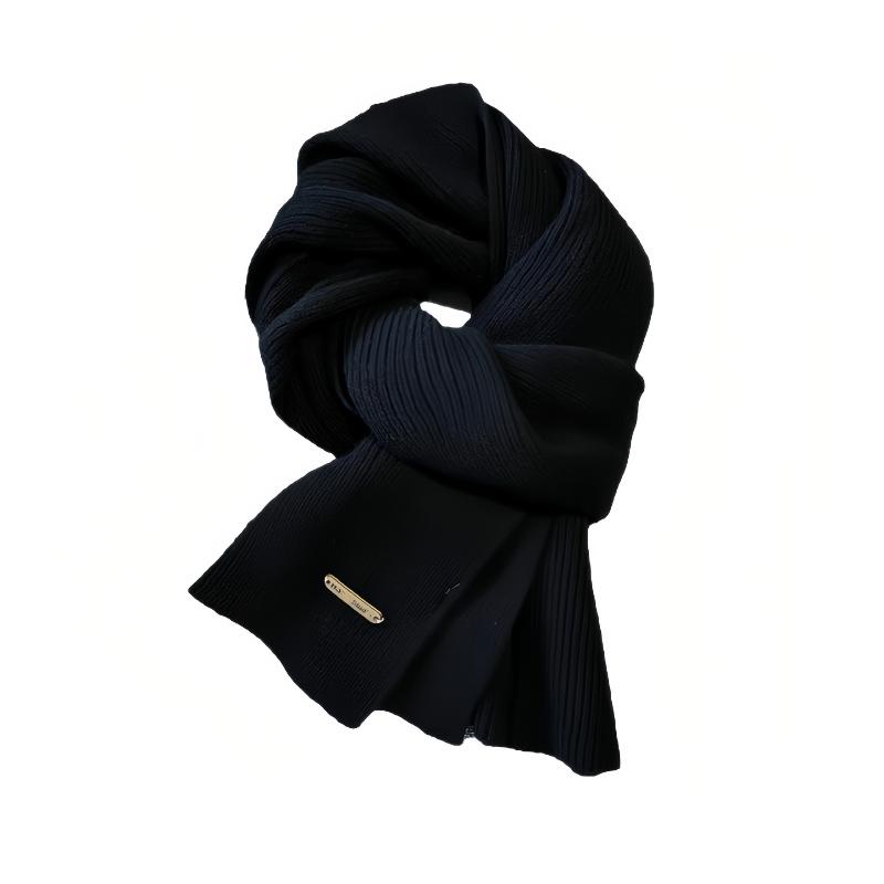 Women Men Scarf Autumn Winter Warm Knitted Neck Wrap Scarf Birthday Gift