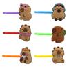 New Capybara Birthday Decoration Capybara Tableware Party Balloons Cups Plate Kit Banner Backdrop Cartoon Deco Supplies Set