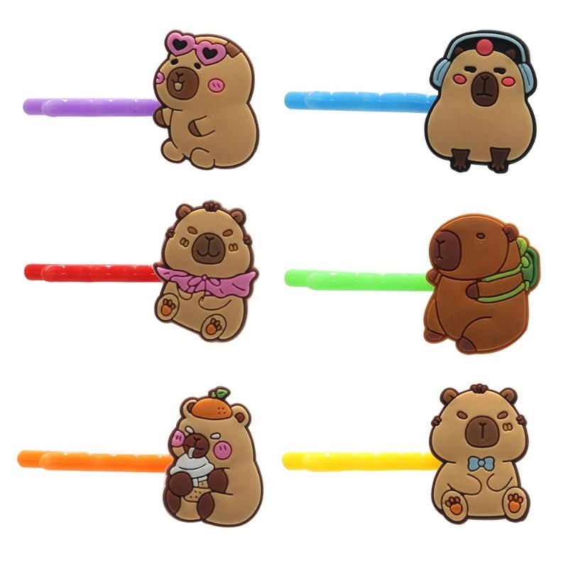 New Capybara Birthday Decoration Capybara Tableware Party Balloons Cups Plate Kit Banner Backdrop Cartoon Deco Supplies Set