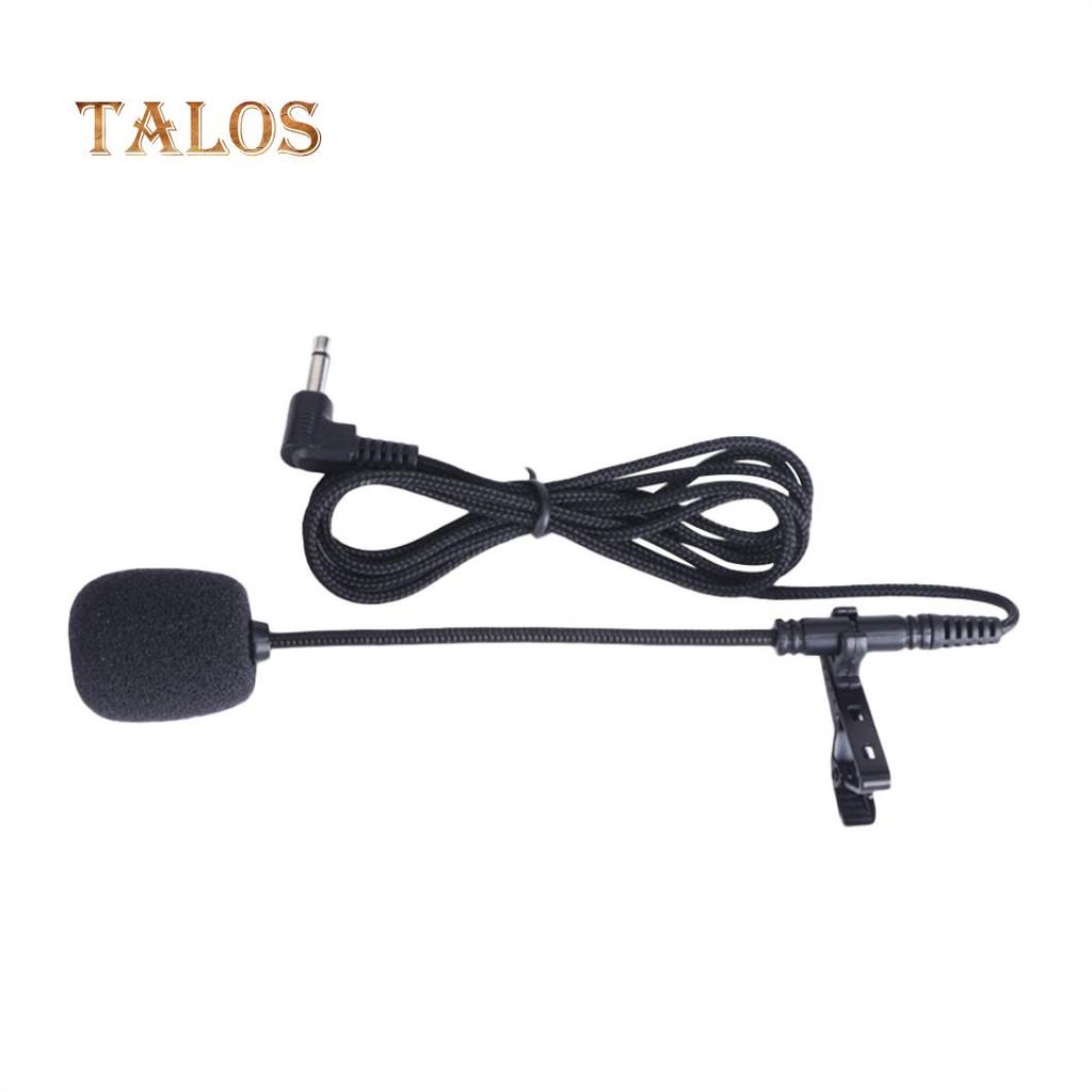 Clip On Lapel Microphone Handsfree Wired Capacitive Mini Lavalier Mic 3.5mm Jack Computer Gadgets