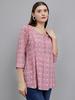 MONTE CARLO Women Regular Fit Pink Top