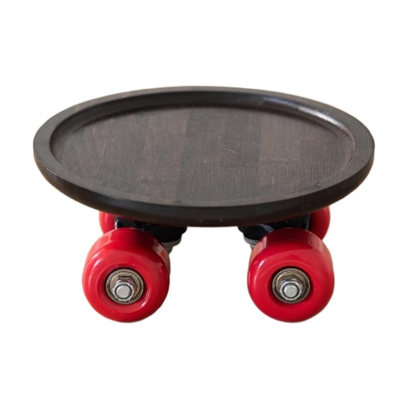

Mobile Organizer Tray With Wheels Perfect For Living Room Bedroom Desktop Storage Makeup Accessories Holder 1