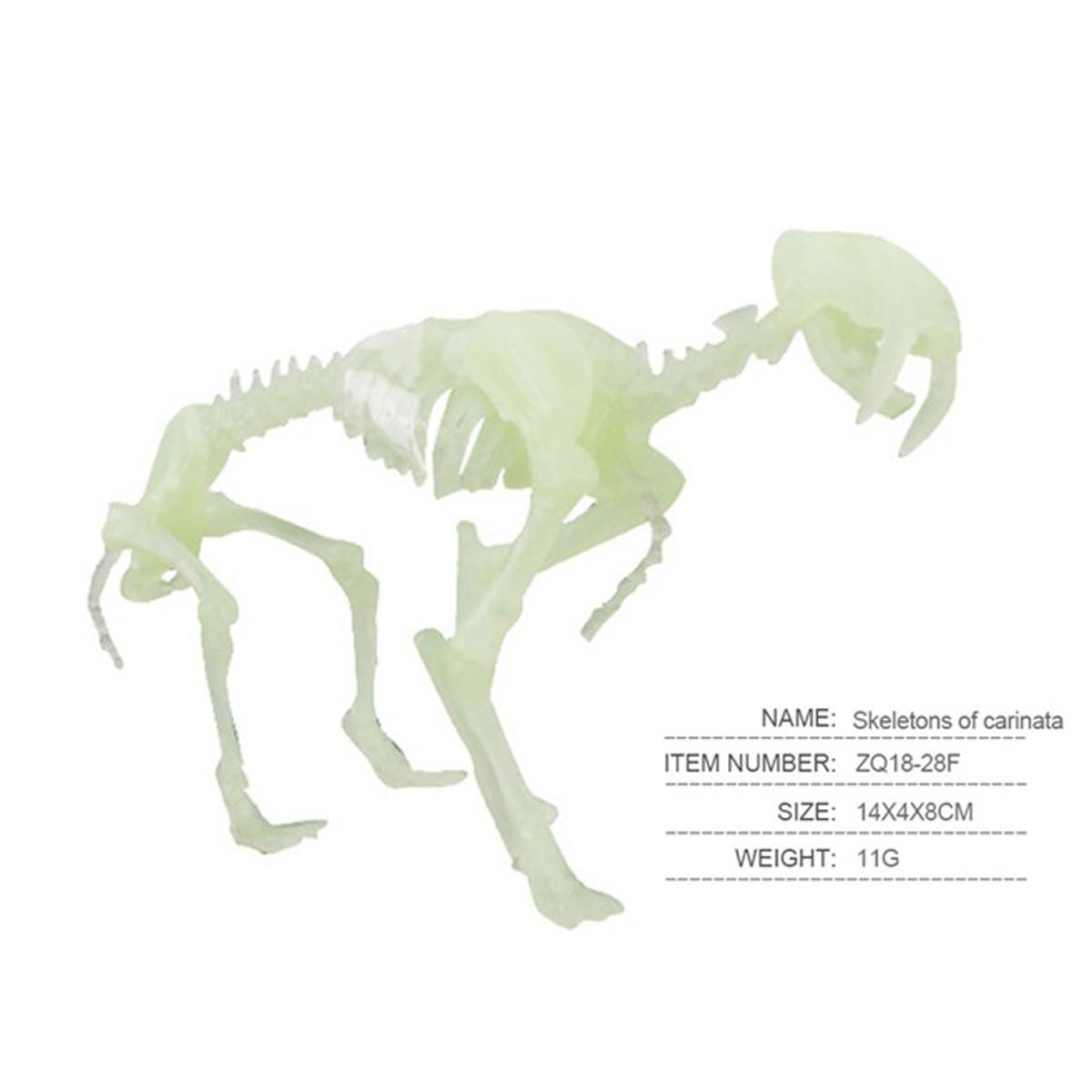 

Имитация костей динозавров, игрушка, светящаяся модель скелета человека, игрушка на Хэллоуин