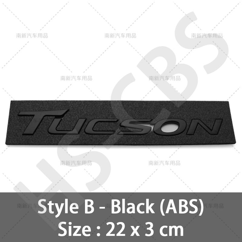 New Old Style Tucson Letter Rear Trunk Logo Tailgate Emblem Auto Body Decorative Car Stickers Accessories