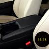 Real Leather Black Car Armrest Box Case Repalcement For Civic 10th Waterproof CC