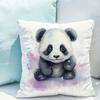 "Adorable Watercolor Panda Pillowcases - Soft & Cozy Design for Kids Room Decor, Perfect Gift for Animal Lovers"