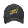 Ik Kom Naar Het Huisje Gezellige Ontsnapping Typografie Zon Baseballpet Verwarmde Rivaliteit Unisex Gewassen Truckerpet Zonbescherming Baseballpetten