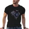 Camiseta Com Estampa De Lobo Em Aquarela Pintura De Lobo Retrato De Lobo Arte Ilustrao Camiseta Casual Solta De Vero