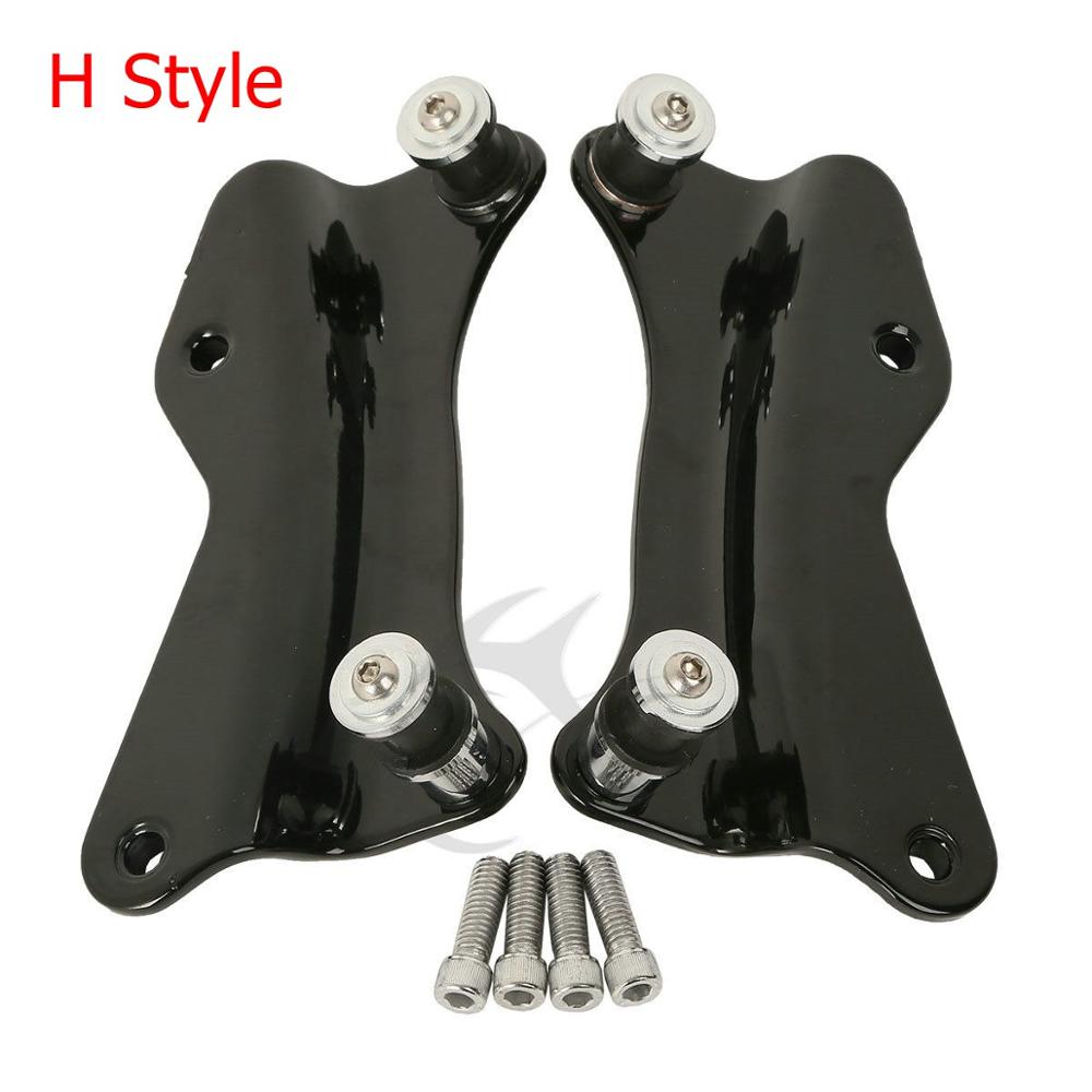 Motorcycle Detachable Backrest Sissy Bar Luggage Rack For Harley Road King Street Glide Electra Glide Standard CVO 2014-2024