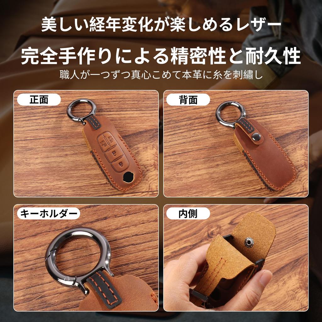 [PIMOHI] New Serena C28 Series Key Case Genuine Leather Compatible