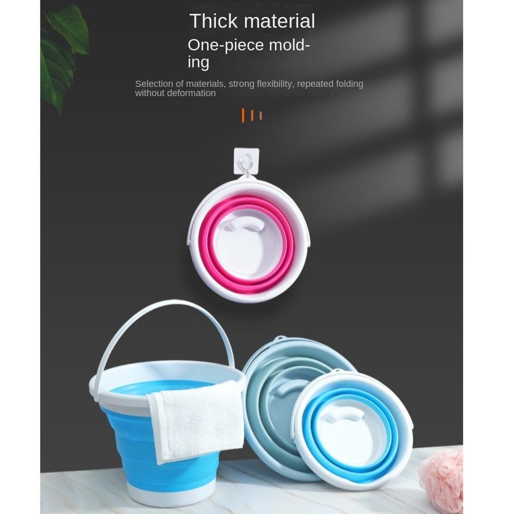 Water Storage Portable Folding Bucket 5/10L Kitchen Camp Bucket  The Water-Sprinkling Festival