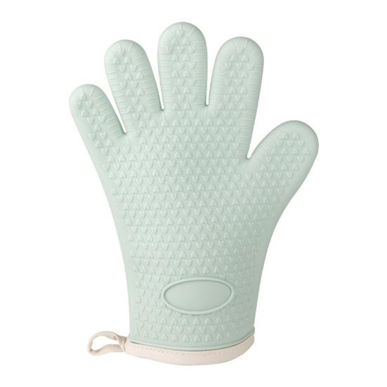 Silicone Oven Mitts Heat Resistant Anti-scald Gloves Non-slip Grip Microwave Safe Mitts