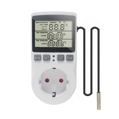 EU/US Timer Socket Thermostat Digital Temperature Controller Power Socket Outlet With Timer Switch Sensor Probe Heating Cooling