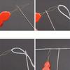 2/10Pcs Needle Threader Stitch Insertion Tool for Sewing Machine Plastic Wire Loop for Needles Needleswork Threader Sewing Tools