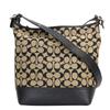 Used Shoulder Bag Signature 32684 Canvas/leather Black Beige Casual