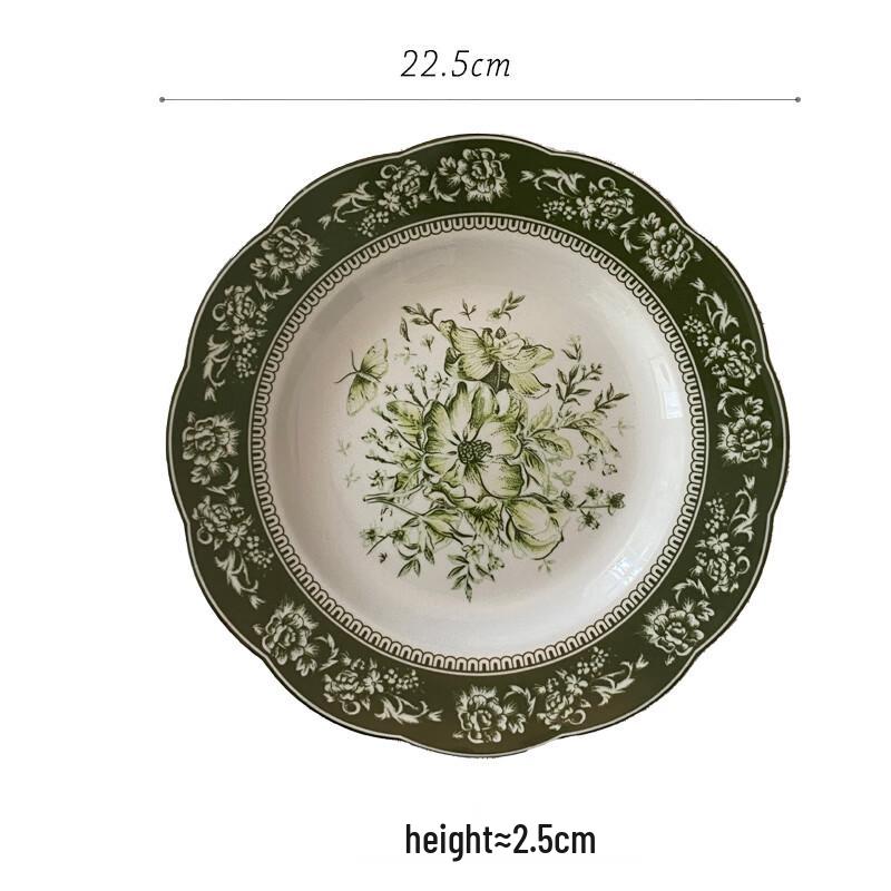 Европейские ретро керамические обеденные тарелки