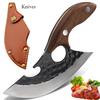1PC Multi-function Handmade Fish Knife Household Fruit Knife Pocket Knife Portable Ring Knife Scraper Knife