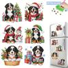 2D Flat  Painting Fridge Magnets Soft Magnetic Art Magnets  Xmas Refrigerator Decor