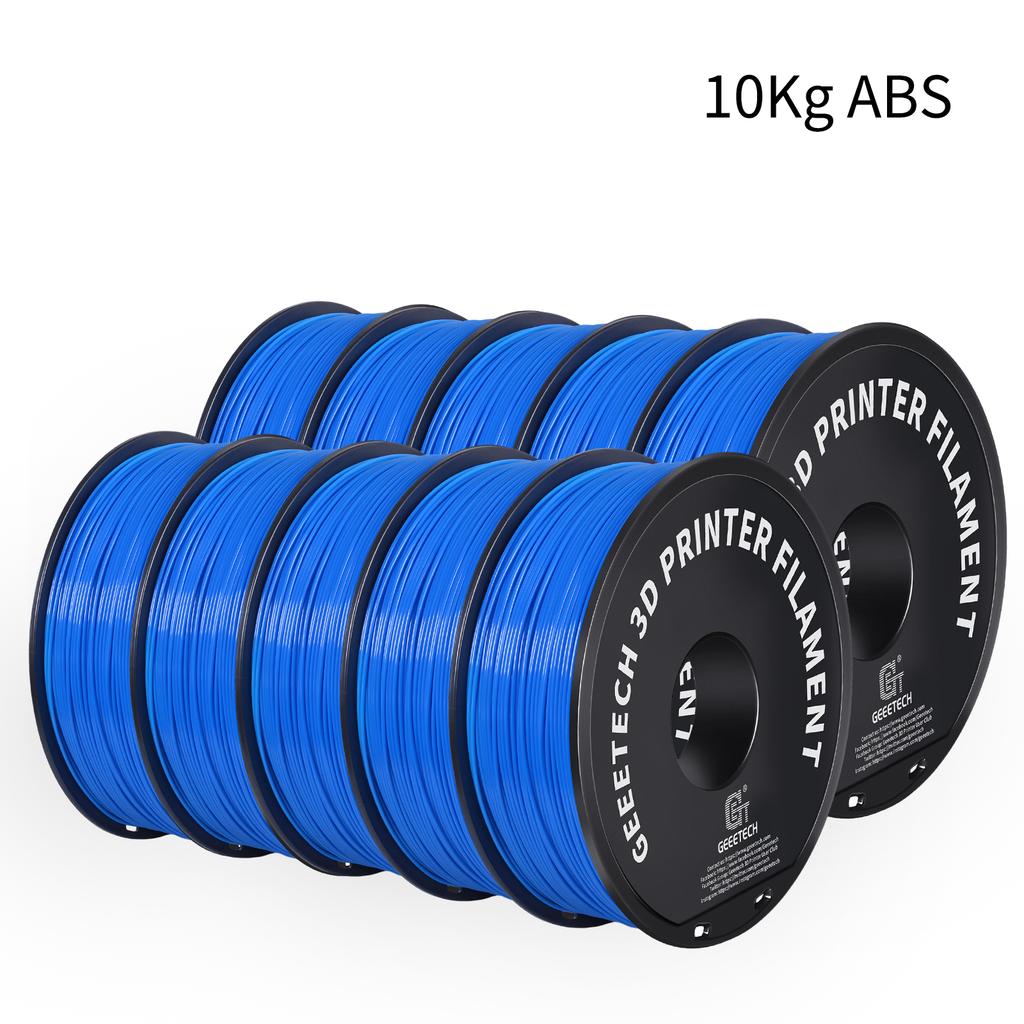 GEEETECH 10Kg 3D ABS+ Filament 1.75mm Spool Wire For 3D Printer Material, Safety, Vacuum Packaging