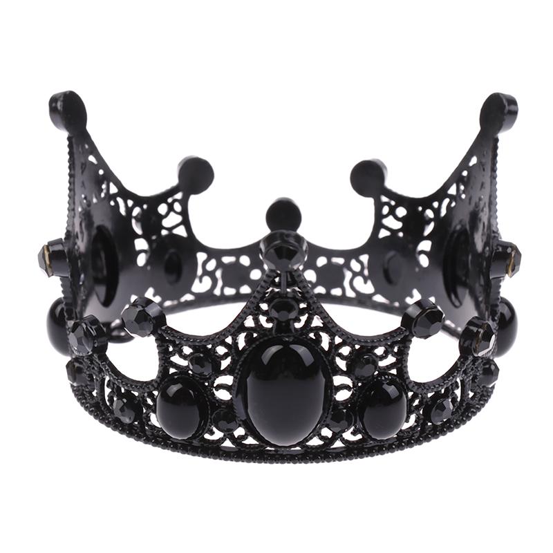 Mini Metal Crown Model Toys Ornaments Decorating Cotton Doll Retro Crown Headwear For Baby Doll Dress Fashion Doll Accessories